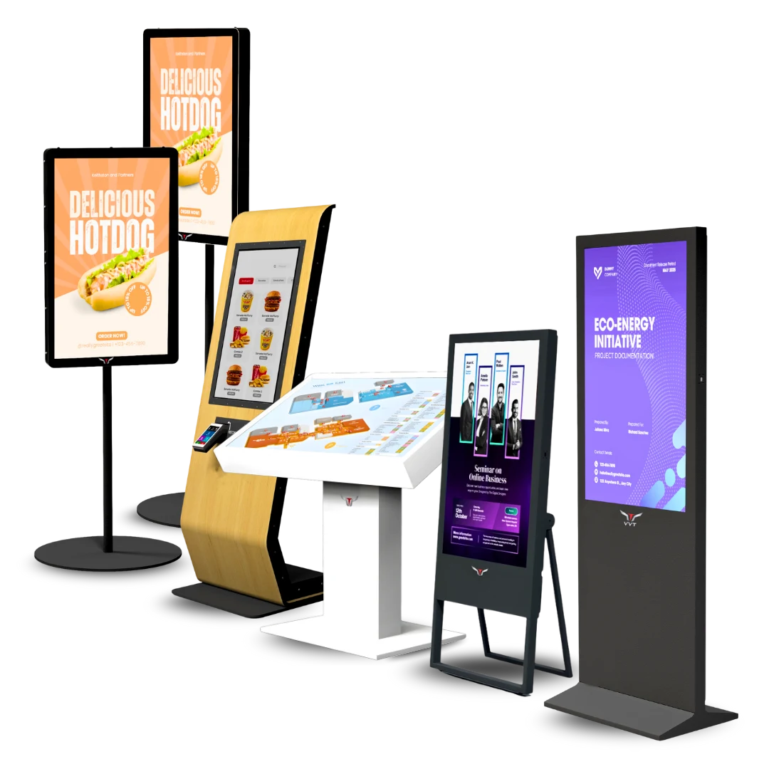 Digital signage and Digital Display Solution by vvt