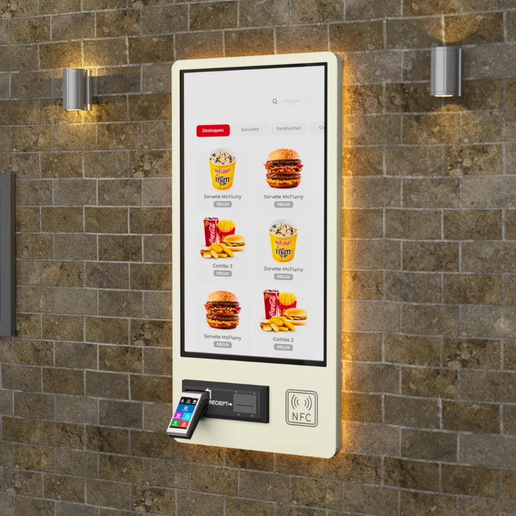 Self-Ordering Wall Kiosk