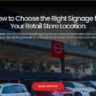 Choose Right Signage for your retail location