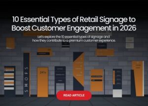 10 Essential Types of Retail Signage to Boost Customer Engagement in 2026