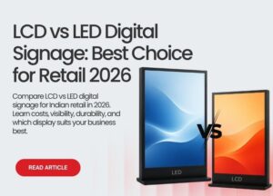 LCD vs LED Digital Signage: Best Choice for Retail 2026