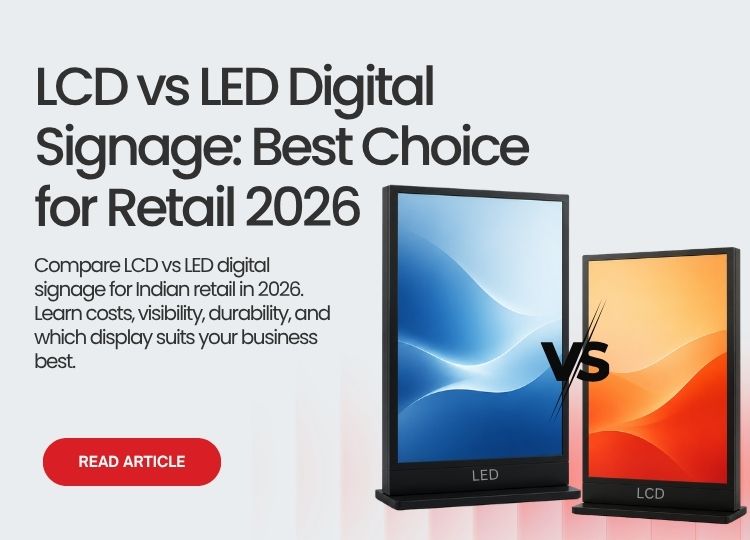 LCD vs LED Digital Signage