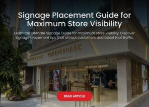 Signage Placement Guide for Maximum Store Visibility