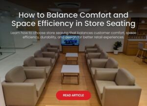 How to Balance Comfort and Space Efficiency in Store Seating