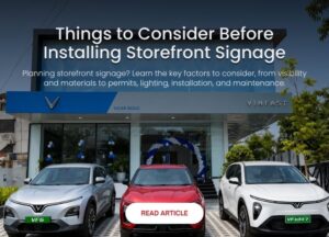 Things to Consider Before Installing Storefront Signage